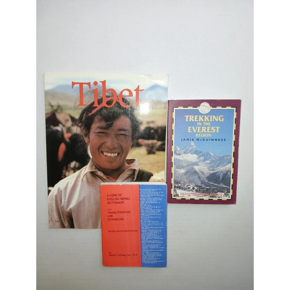 Trekking in‎ the Everest Region/ Nepalese Translation Book & Tibet Book Lot
